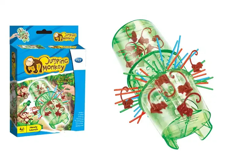 MEACAOFG Children's tabletop interactive games loopin monkeys tumbling monkeys draw sticks toys gifts prizes - BIG FRENCHIES