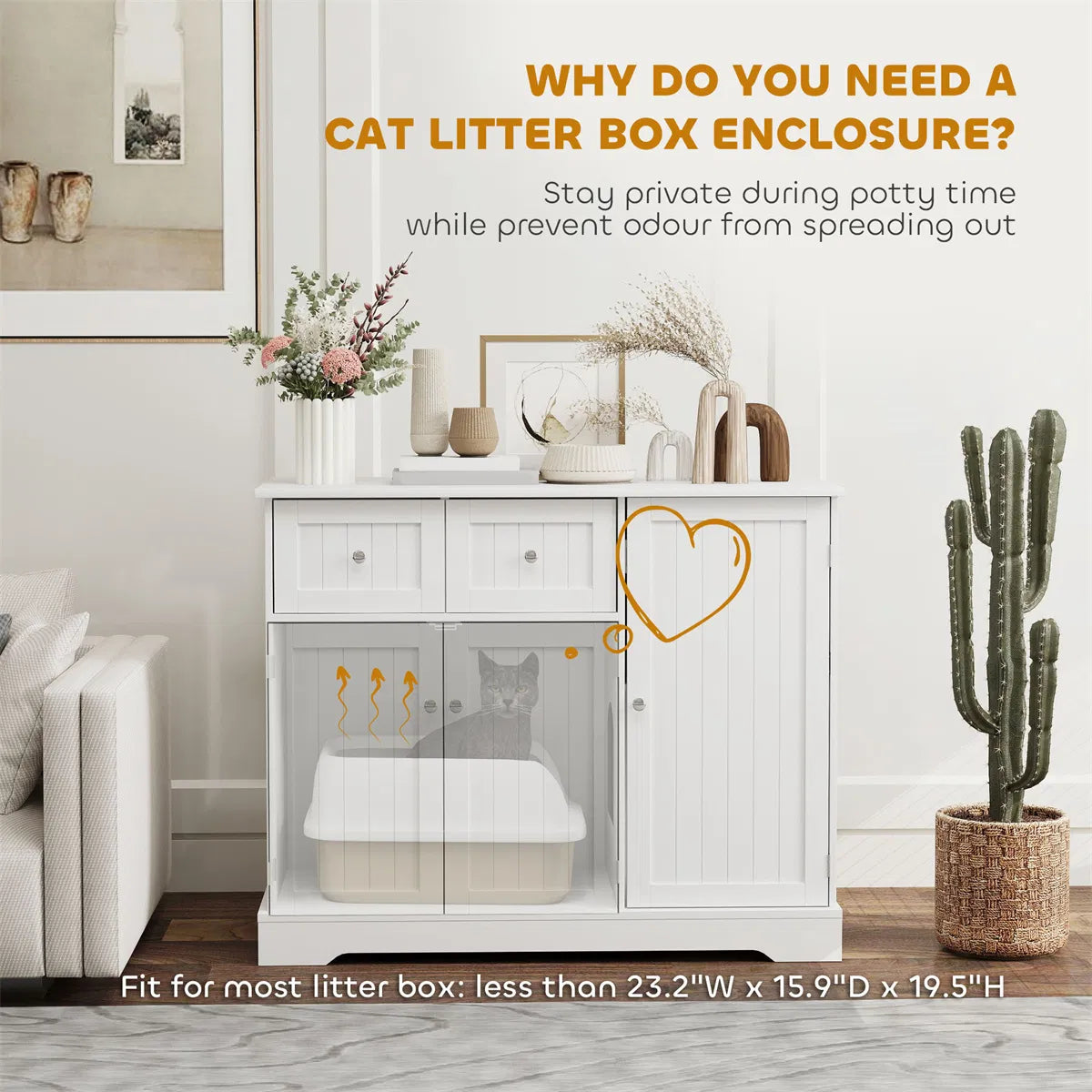 Cat Litter Box, Cat Litter Box Enclosure