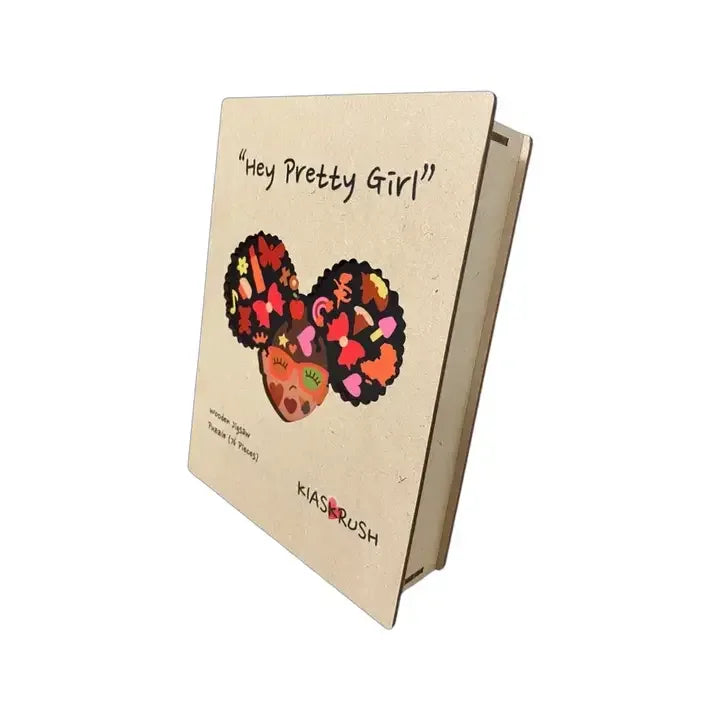 African American Girl Wooden Jigsaw Puzzle - BIG FRENCHIES