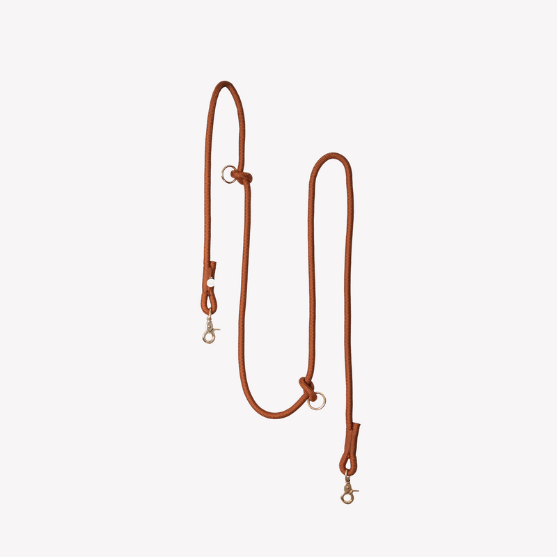 'Clay' - Hands Free Braided Leash-Hands Free Braided Leash-BIG FRENCHIES-FURLOU