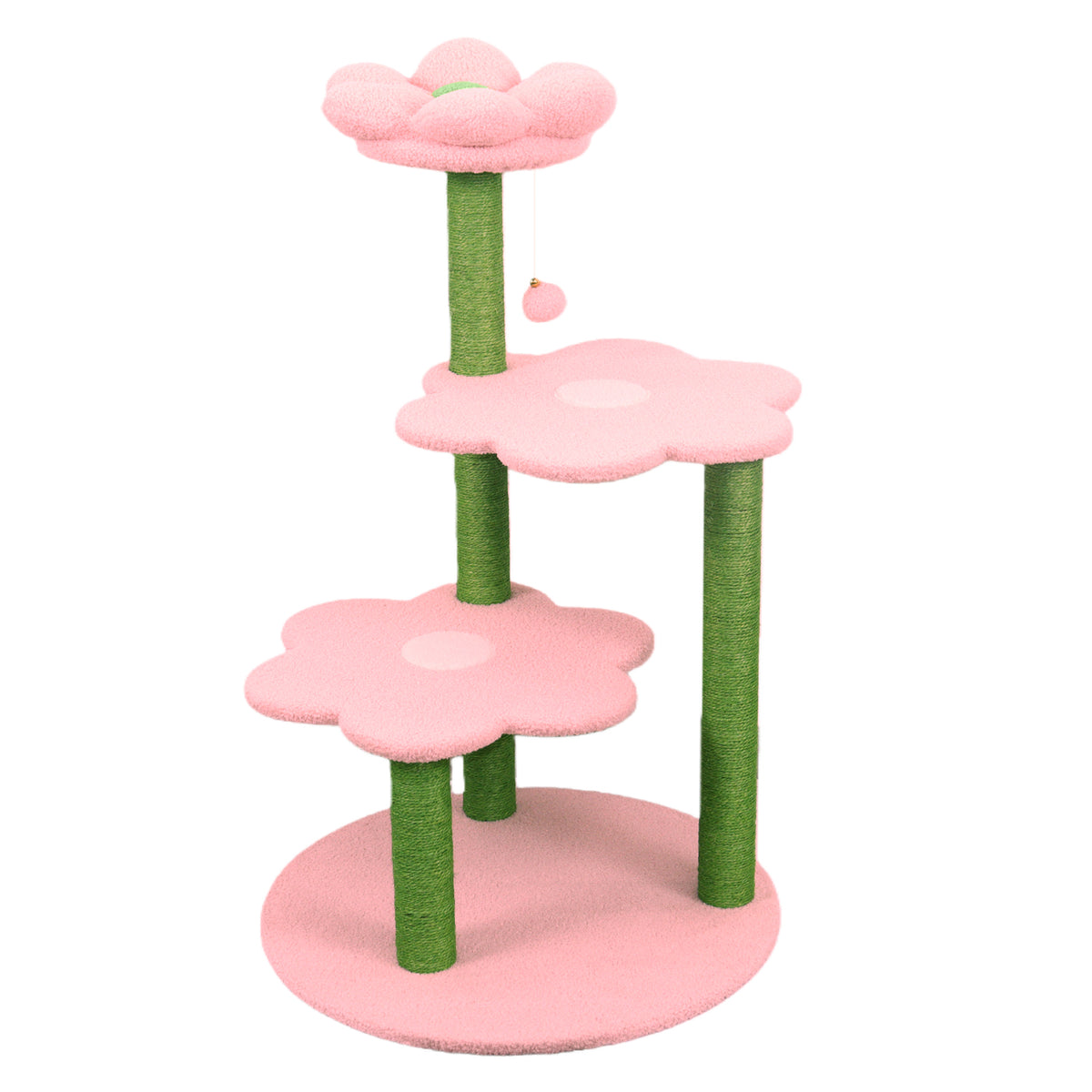 Cat Tree with Removable Cozy Perch & Scratching Posts Hanging & Toy Multi-Level Cat Furniture for Kittens/Cats to Climb,