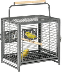 18" Heavy Duty Iron Travel Bird Cage Carrier - BIG FRENCHIES