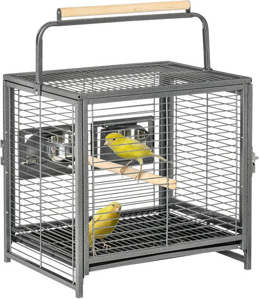 18" Heavy Duty Iron Travel Bird Cage Carrier - BIG FRENCHIES