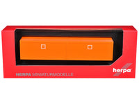 Mobile Offices Orange Set of 2 pieces 1/87 (HO) Plastic Model by Herpa