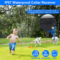 1Set Wireless Electric Dog Fence Pet Shock Boundary Containment System Electric Training Collar For Small Medium Large D