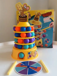 MEACAOFG Children's educational toys mouse cake tower stacking game parent-child interaction multiplayer party table games birthday gift