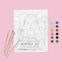 Nothing Is Impossible DIY Paint By Numbers Art Kit