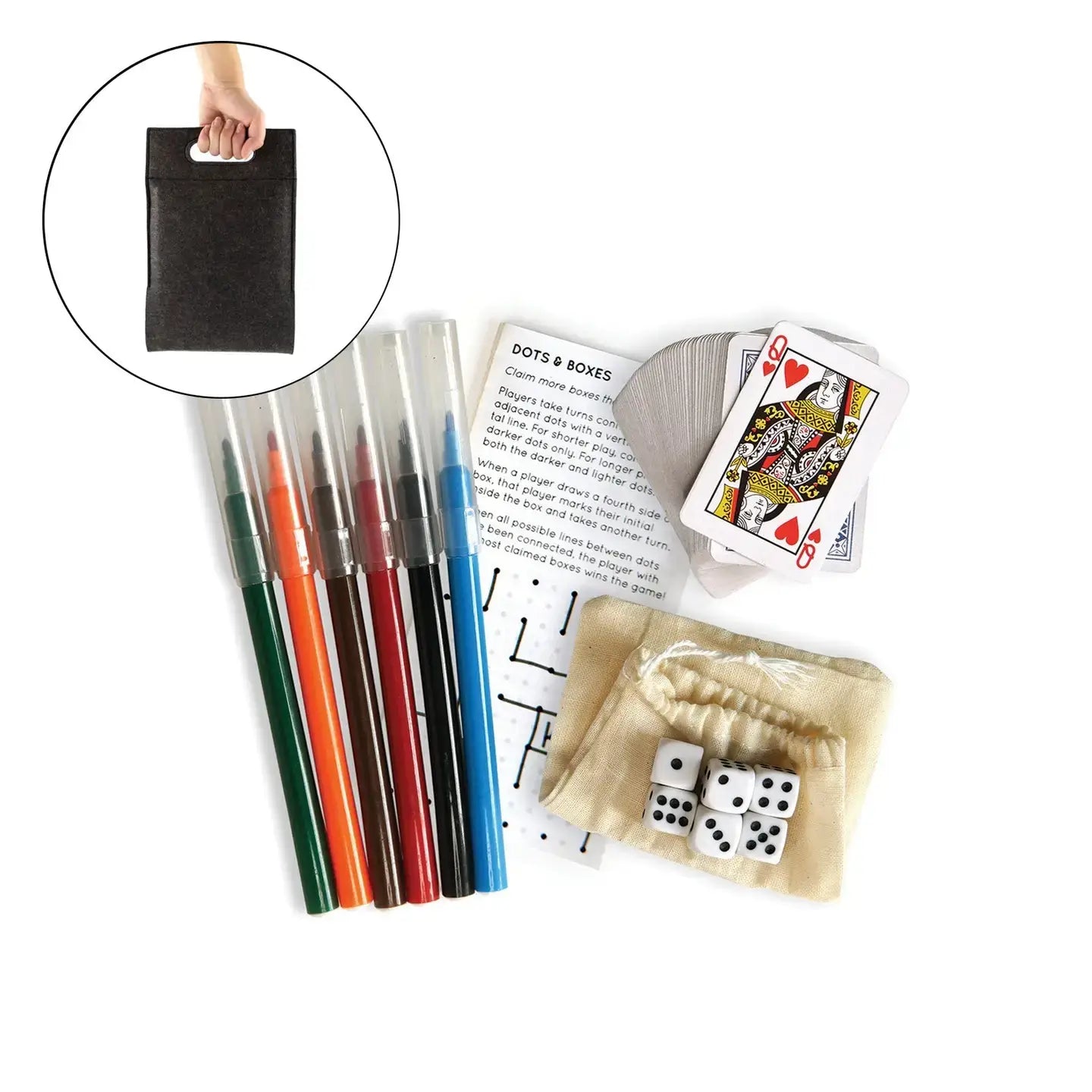 Jotblock Portable Stacked Pads Game Set