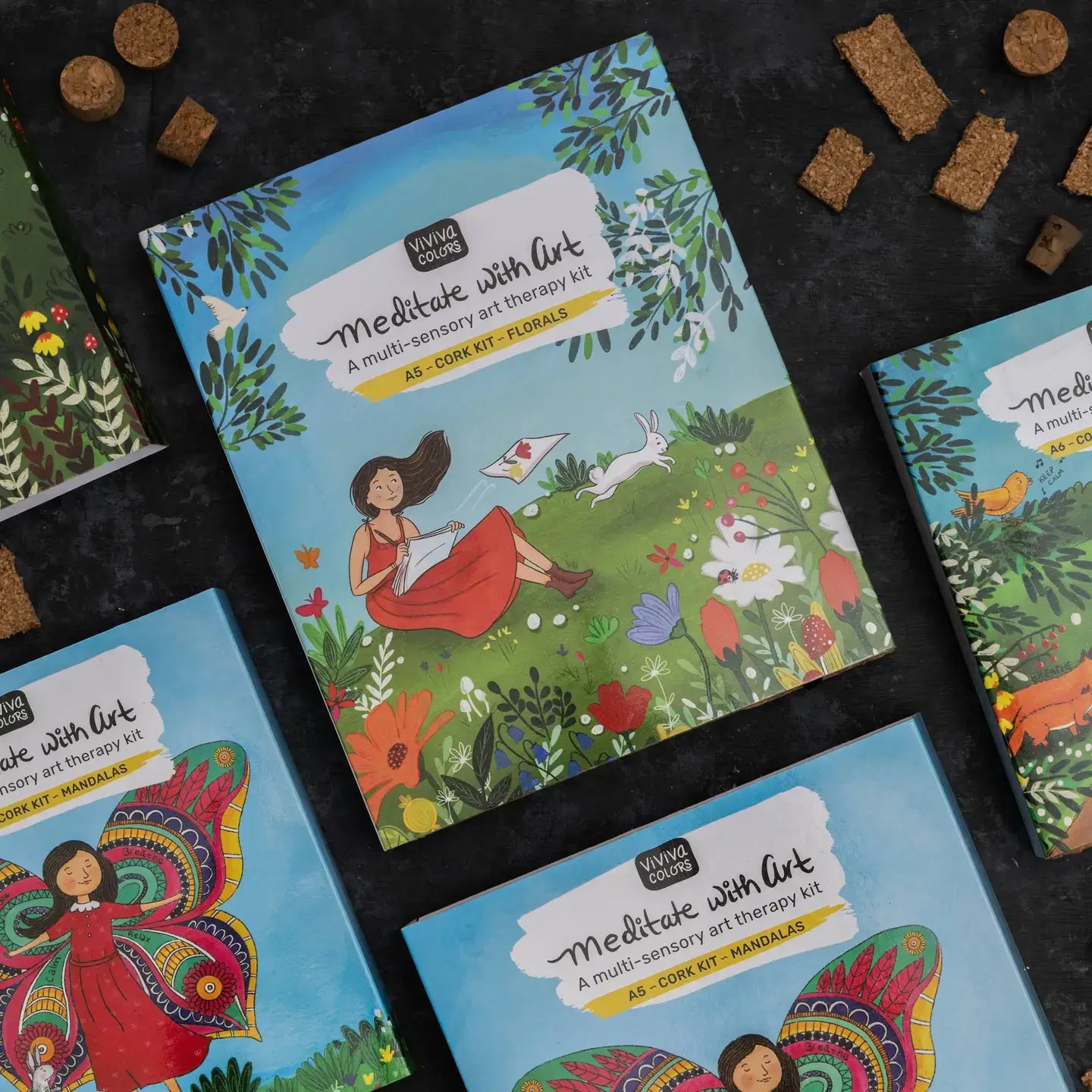 Around the World Meditative Travel Art Kit