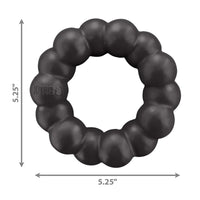 KONG X Large Durable Rubber Dog Ring Chew Toy for Healthy Teeth and Playtime