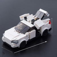A Tesla Toy Car Piece-together Model Benefits Intelligence