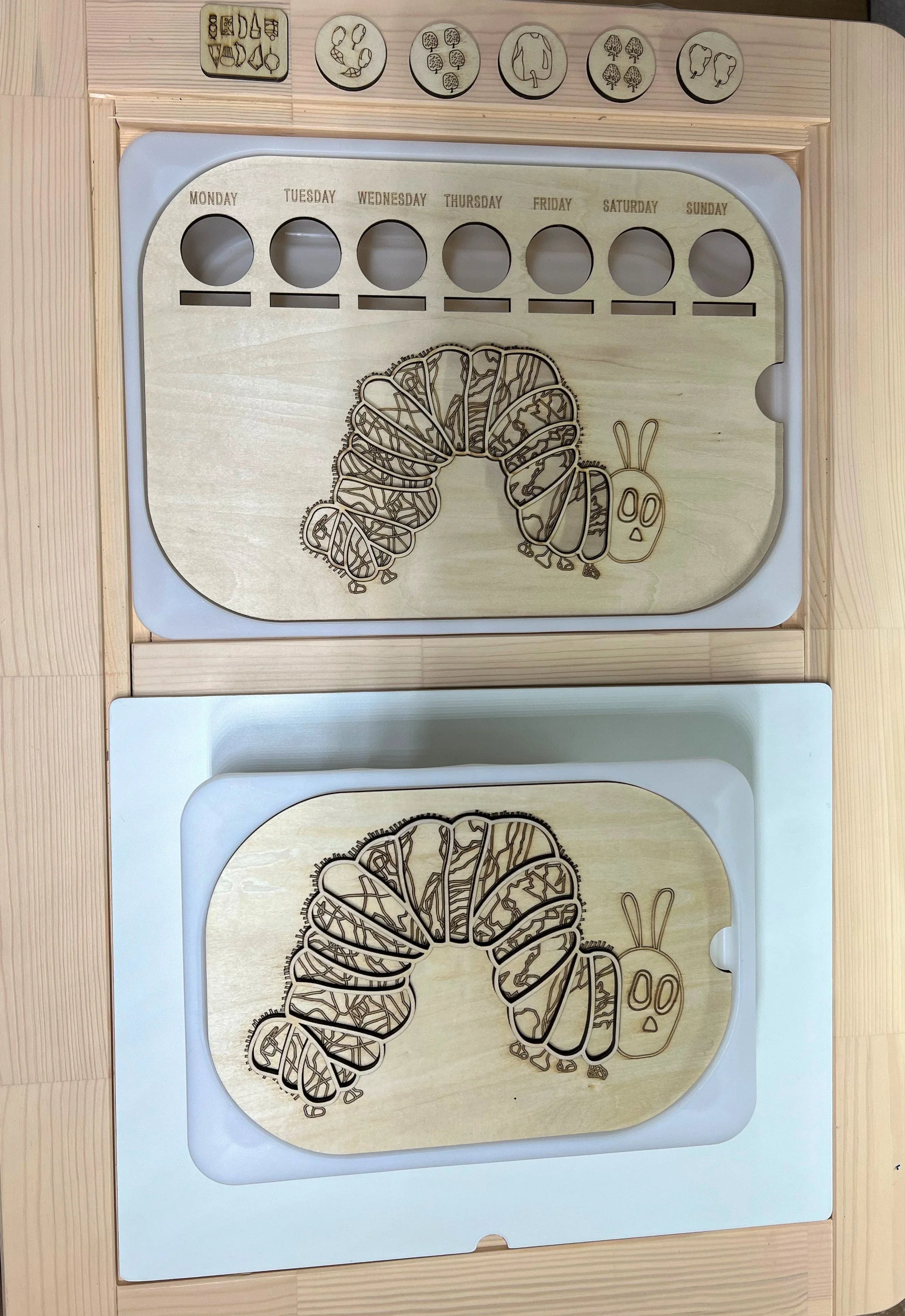 **Pre-order (Ships in 3-4 Weeks)**FLISAT Sensory Bin Insert Activity Board - BIG FRENCHIES