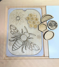 **Pre-order (Ships in 3-4 Weeks)**FLISAT Sensory Bin Insert Activity Board - BIG FRENCHIES