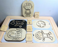 **Pre-order (Ships in 3-4 Weeks)**FLISAT Sensory Bin Insert Activity Board - BIG FRENCHIES