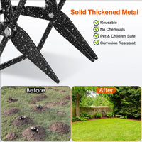 Powerful Mole Snap Trap - Thickened Waterproof Metal, Easy Foot-Step Setup, Humane Instant Kill, Safe for Lawn & Pets