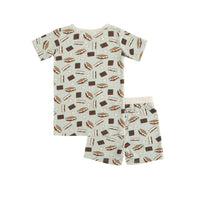 S'more to Love (Short PJ Set) - Blue - BIG FRENCHIES