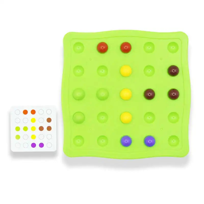 Children's desktop toys Clip beads game color matching Clip beans Jigsaw puzzle competition Parent-child interactive toys Clip beads game-MEACAOFG