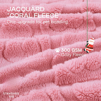 Small Dog Blanket Washable Pet Bed Cover Soft Fluffy Puppy Blanket With Premium Fleece 300GSM Cozy Calming Cat Blankets 