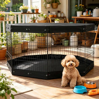 Dog House with Space-Saving for Outdoor