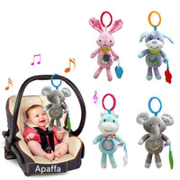 Modern Baby Rattles Stroller Hanging Soft Toy Mobile Cute Animal Doll Elephant Rabbit Dog Baby Crib Hanging Bell Toys For Kids and Baby - BIG FRENCHIES
