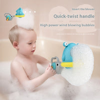 Bubble Blowing Machine Shark Bathroom Bath Toys