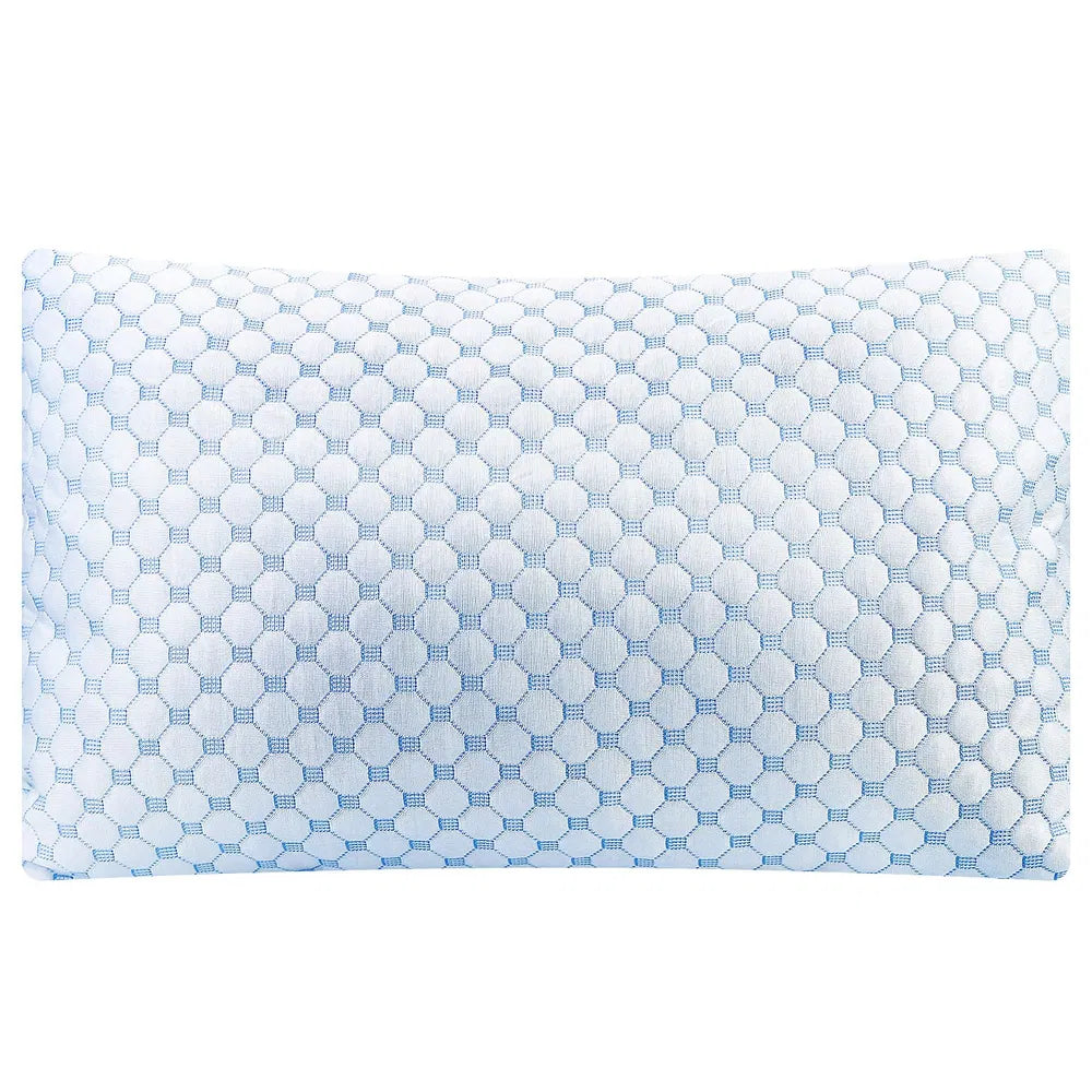 Cooling Memory Foam Pillow Ventilated Soft Bed Pillow With Cooling Gel Infused Memory Foam Heat Reducing Cooling Fiber B