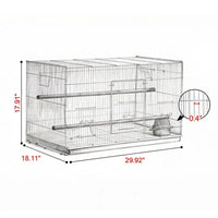 Bird Cage with Easy to Clean