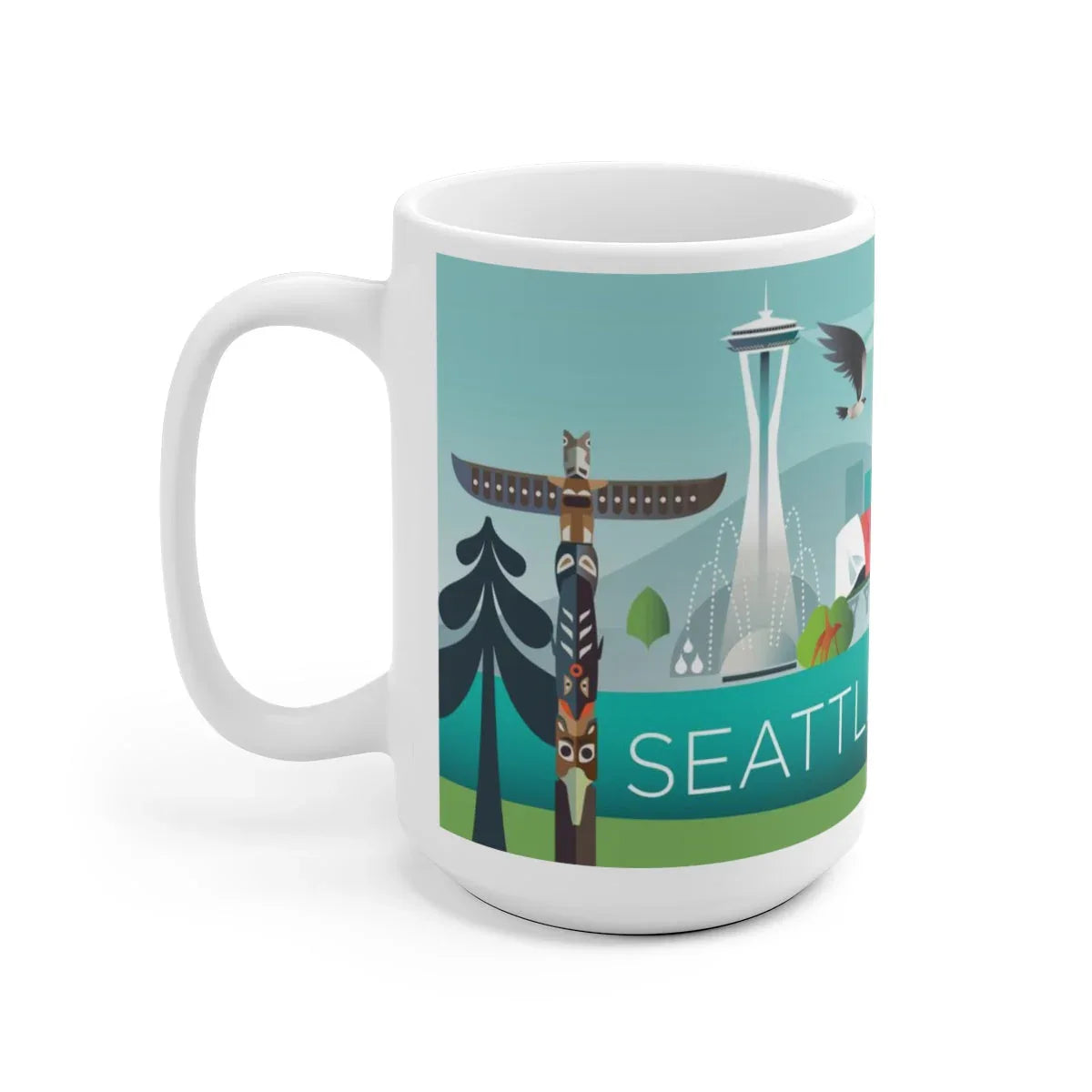 SEATTLE 11 OZ OR 15 OZ CERAMIC MUG - BIG FRENCHIES