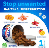 No Poo Chews for Dogs Coprophagia Stool-Eating Deterrent