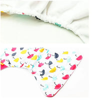 4pcs/set Washable Eco-Friendly Cloth Diaper Cover Adjustable Nappy Cloth Diapers Cloth Nappy For Baby Boys and Grils Baby - BIG FRENCHIES