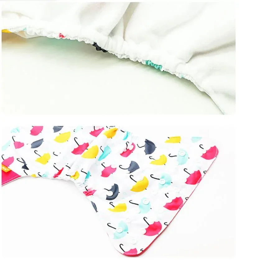 4pcs/set Washable Eco-Friendly Cloth Diaper Cover Adjustable Nappy Cloth Diapers Cloth Nappy For Baby Boys and Grils Baby - BIG FRENCHIES