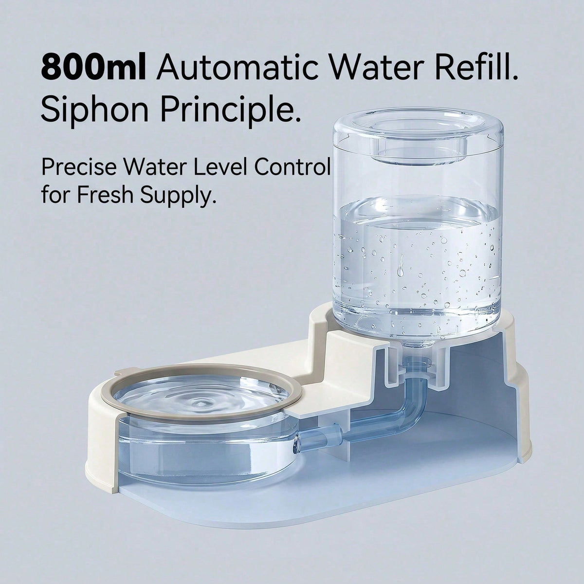 4 Colors Gravity Pet Feeder Water Dispenser Cute Cat Shaped Automatic Food Water Bowl Large Capacity Detachable Stable A