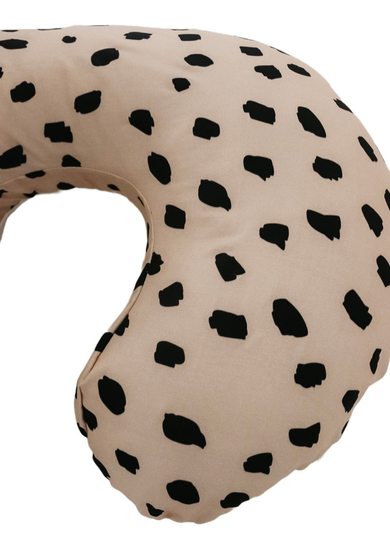 Beige Black Marks Sahara Nursing Pillow Cover