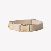 'Tan' - Canvas Dog Collar