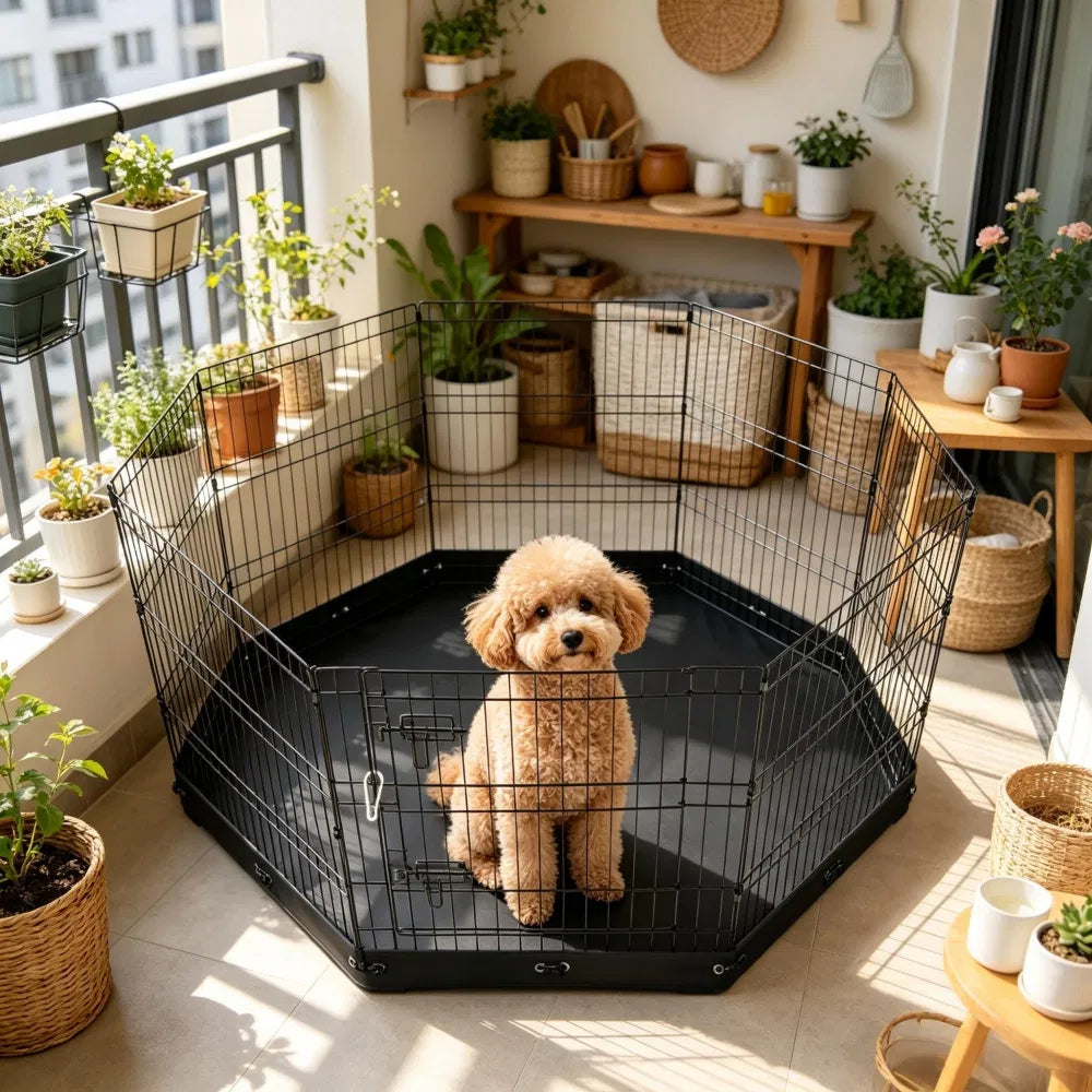 Dog House with Easy to Clean and Space-Saving for Outdoor