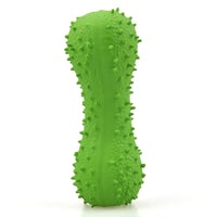 New Pet Latex Toy with Spiked Bone and Four-Corner Square Latex Sound Toy Durable Teeth-Cleaning Dog Toy