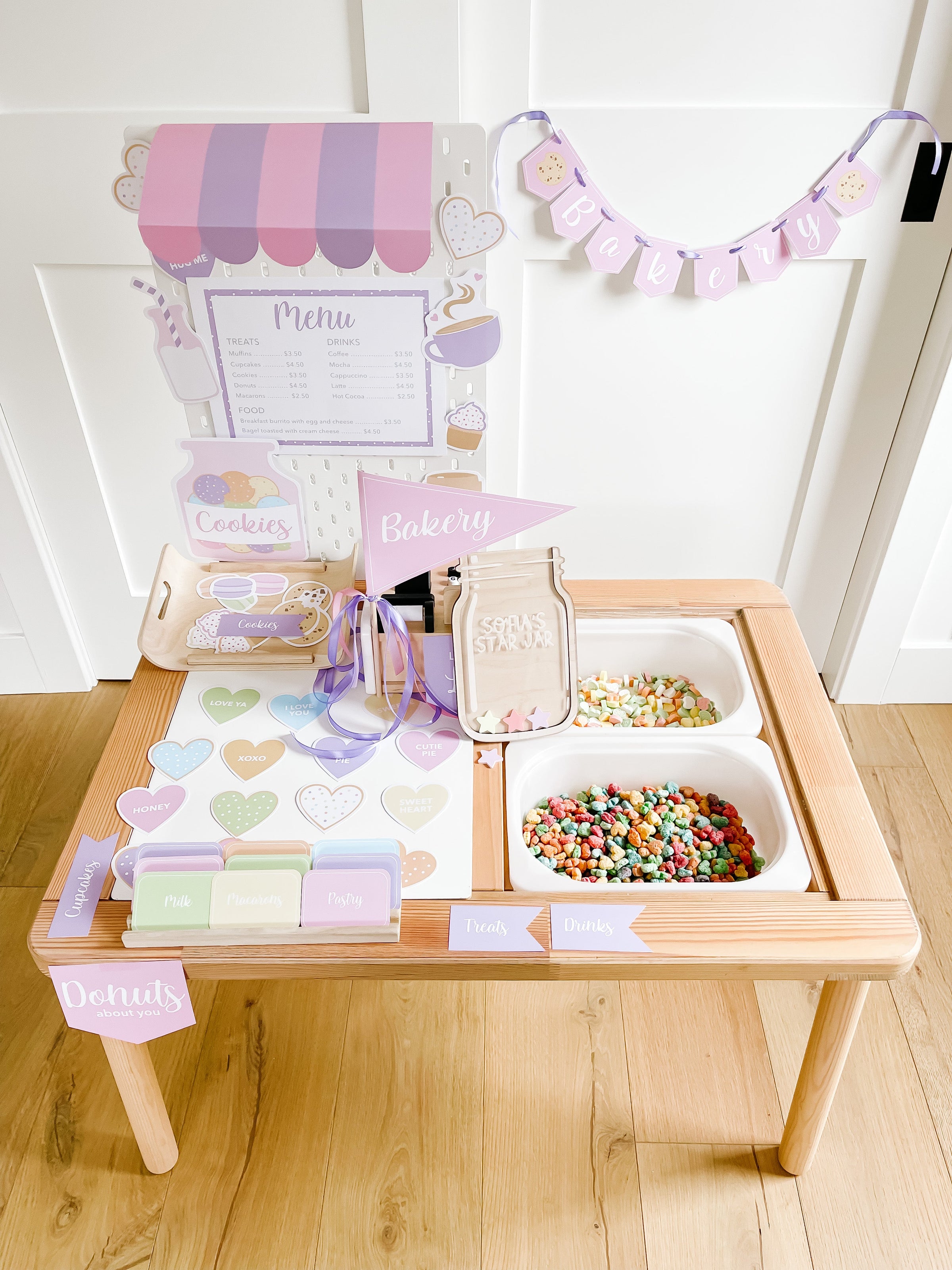 Sweet Heart Bakery Printable Dramatic Play