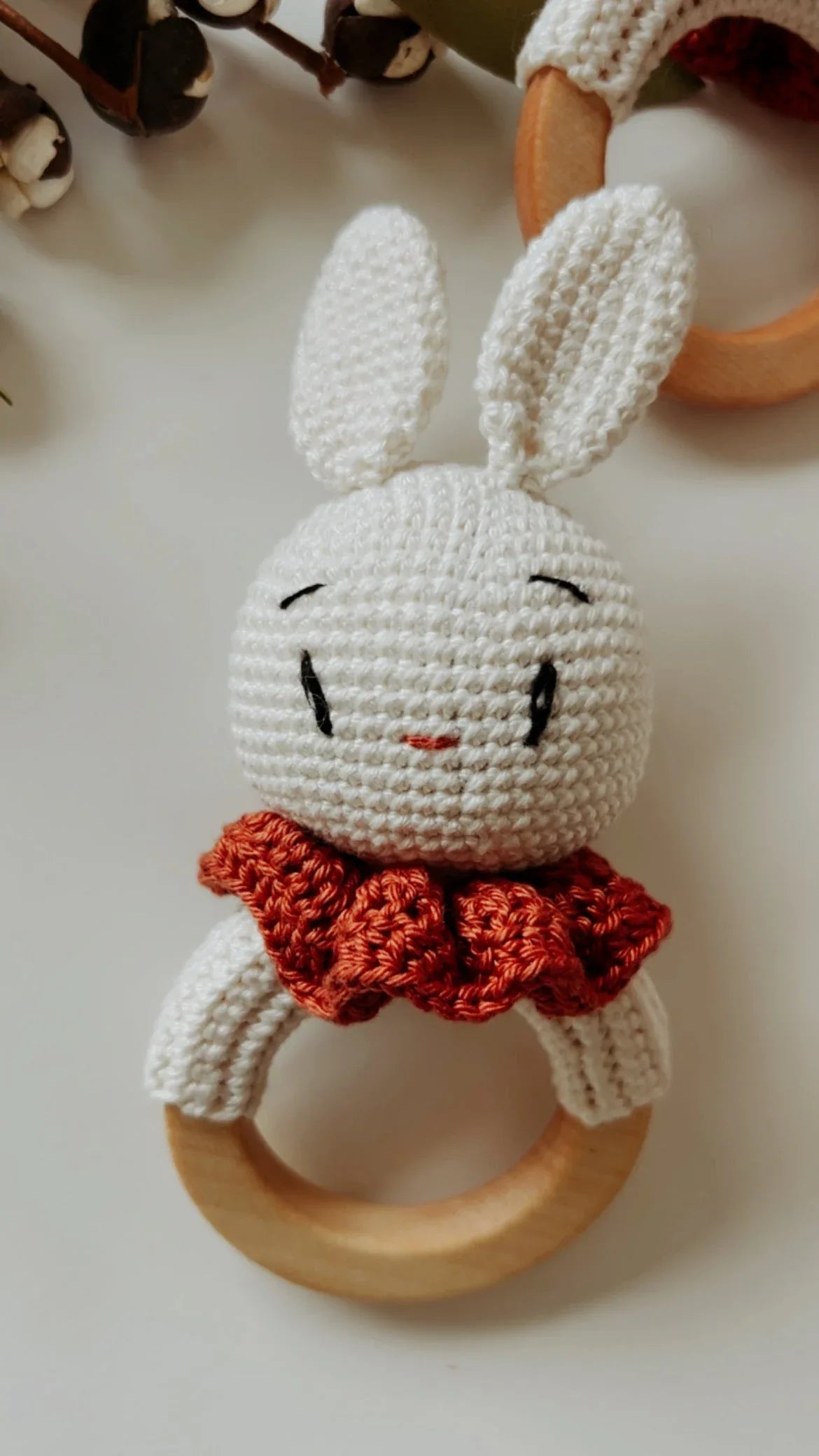 Bunny Rattle Teether (Gender Neutral Bunny) - BIG FRENCHIES