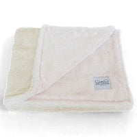 Luxury Duo Borderless Blanket - Pink/Ivory - BIG FRENCHIES