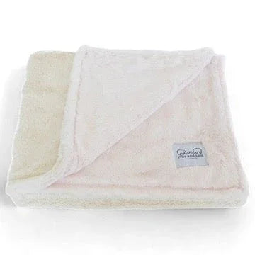 Luxury Duo Borderless Blanket - Pink/Ivory - BIG FRENCHIES