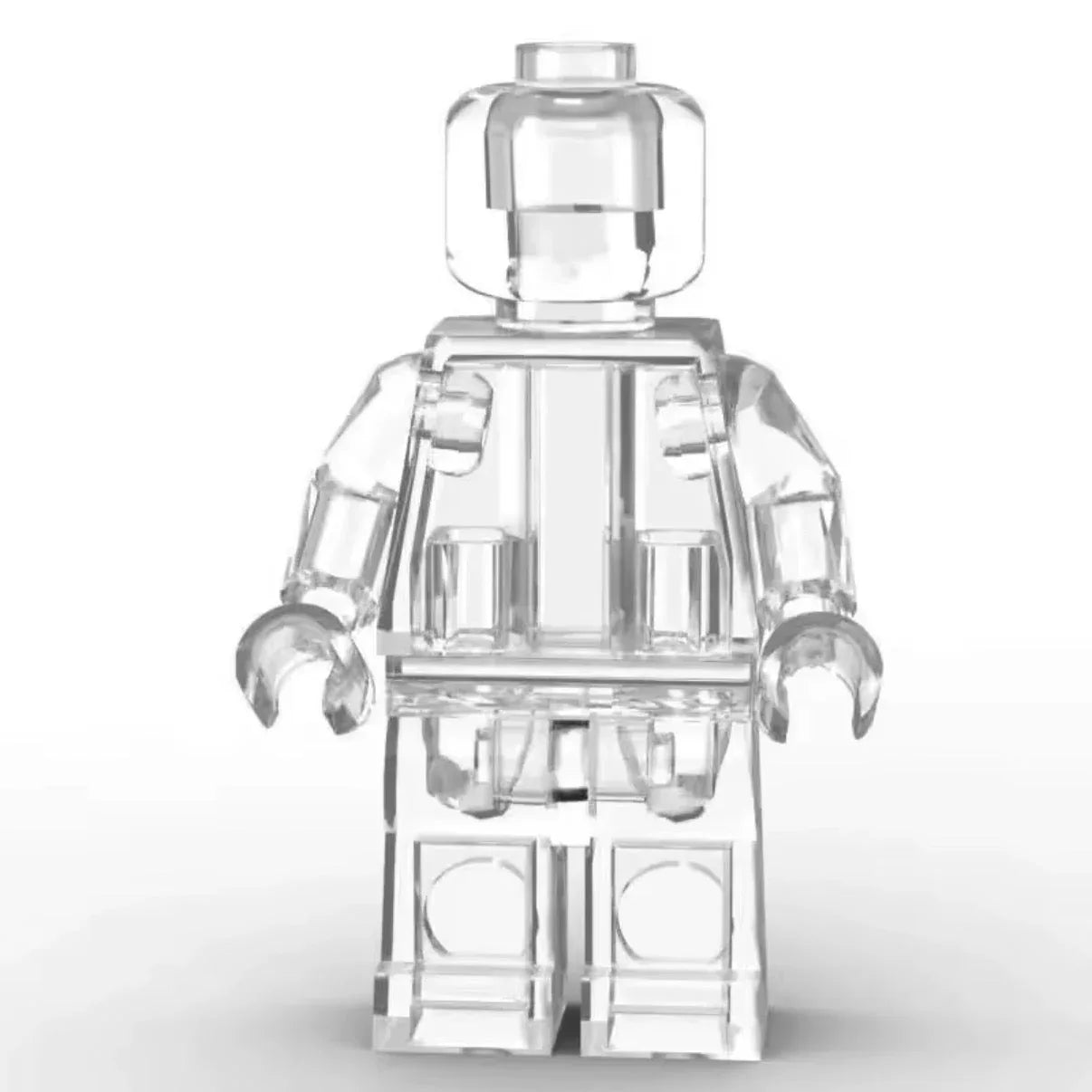 Set of 12 Transparent Minifigures – Clear Minifigs (Adult Builds & Display-Grade) - BIG FRENCHIES