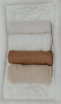 Caramel Waffle Knit Blanket - BIG FRENCHIES