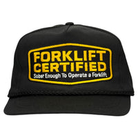 Forklift Certified Hat Custom Embroidered