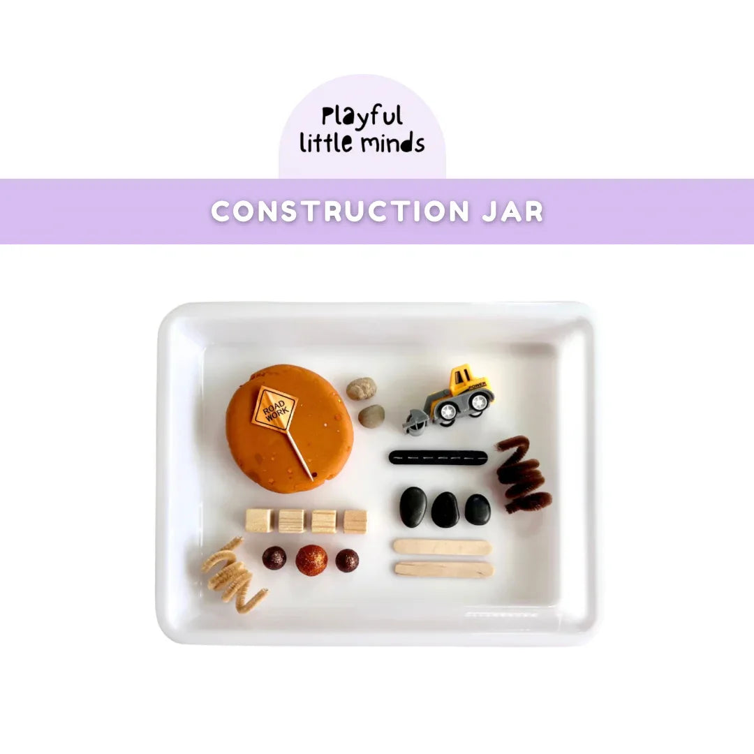 Construction Site Playdough Sensory Toy Kit - BIG FRENCHIES