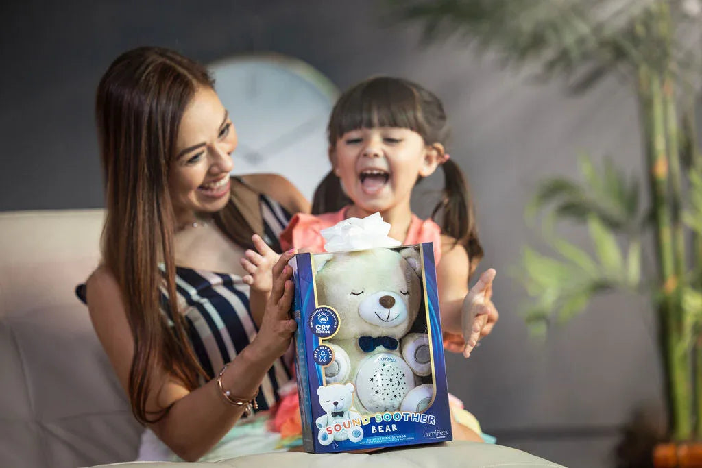 Lumipets Bear - Nursery Sound Soother Bear Night Light - BIG FRENCHIES