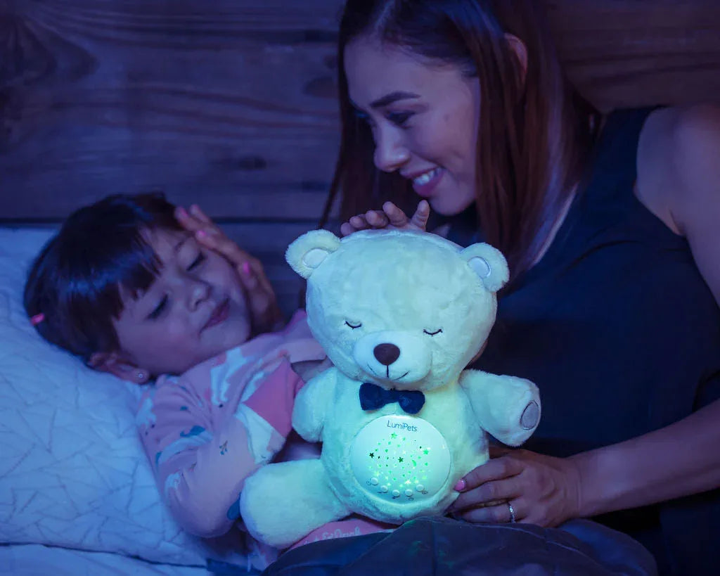 Lumipets Bear - Nursery Sound Soother Bear Night Light - BIG FRENCHIES