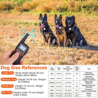 Train Collar OR Receiver Only Options - 3280FT Dog Training Collar IP67 Waterproof Pet Beep Vibration Electric Shock Col