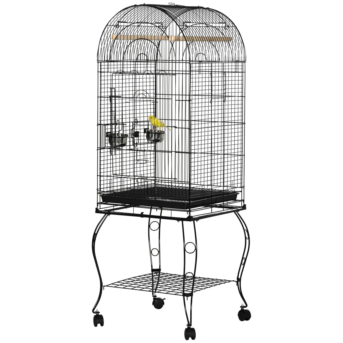 60" Large Bird Cage with Openable Top for Cockatie, Sun Conure