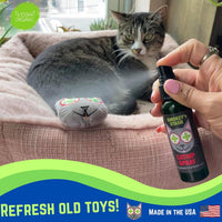 Catnip Spray & Organic Dried Catnip Bundle for Cats | USA Made Cat Training Set