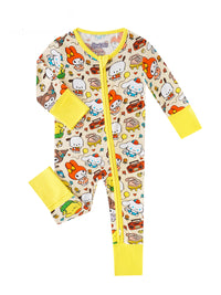 PoshTOT Sanrio Cinnamoroll Bamboo Baby Convertible Zippy Romper